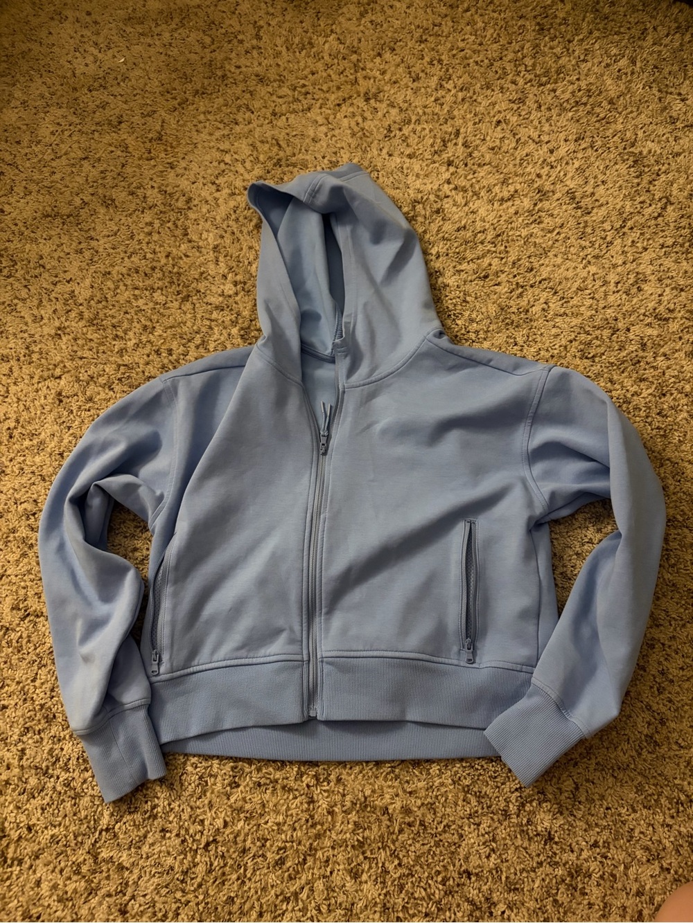 Kids Old Navy Active Slate Blue Zip-up Hoodie